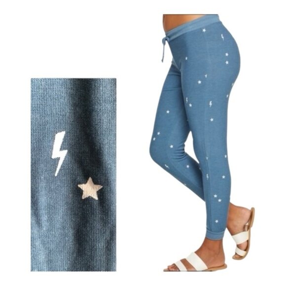 CHASER Starry Bolts Pant Joggers Sz L - Picture 3 of 8